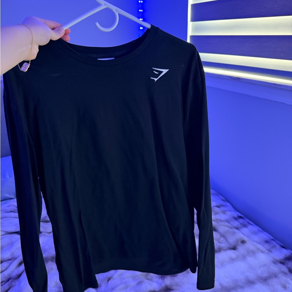 Black Long Sleeve Men's Shirt